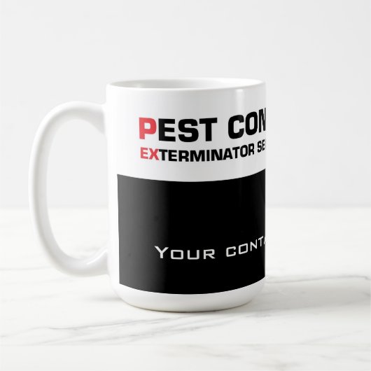 Pest control-service koffiemok (Links)