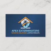Pest Control Services - Exterminator Visitekaartje (Voorkant)