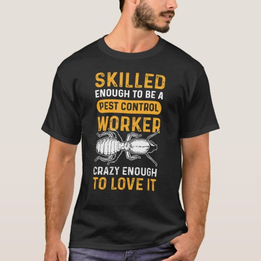 Pest Control Squad. Bed Bug Control. Exterminator T-shirt (Voorkant)