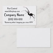 Pest Control Visitekaartjes (Voorkant / Achterkant)