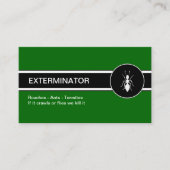 Pest Control Visitekaartjes (Voorkant)