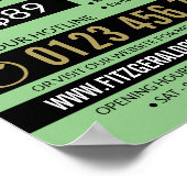 Pest Controller pomp, ongediertebestrijding Advert Poster (Hoek)