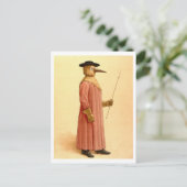  Pest Doctor Briefkaart (Staand voorkant)