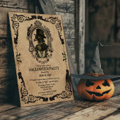 Pest Doctor Gothic Halloween Party Kaart