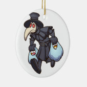 Pest dokter winkelen keramisch ornament (Rechts)