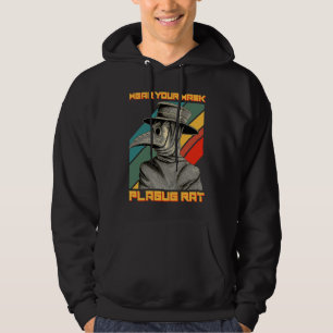 Pestdokter Steampunk Middeleeuwse Draag Je Masker Hoodie
