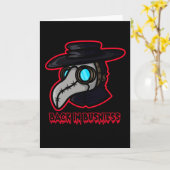 Pestdokter terug in het vak kaart (Gele Bloem)