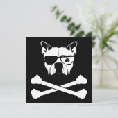 pestfokkerd en doodshoofden kaart (Staand voorkant)