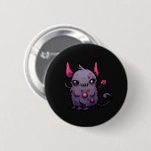 Pestilence Kat Pin Button – Schattigee Pest Kat (Voorkant /achterkant)