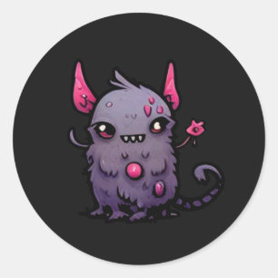 Pestilence Kat Sticker – griezelige Schattigee Pes