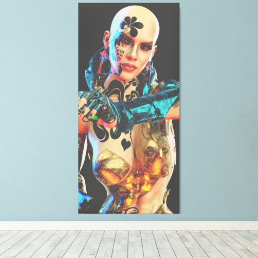 Pestillus Pandora Canvas Afdruk (Insitu (Houten vloer))