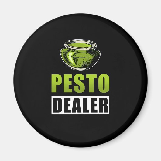 Pesto grappig magneet (Voorkant)