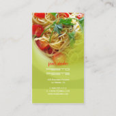 Pesto Pasta + restaurant cartes de visite (Dos)