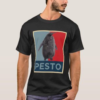 Pesto Penguin: Hope Poster Style Design T-shirt