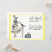  Pet 1920s  Millinery Show Advertisement Kaart (Voorkant / Achterkant in situ)