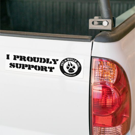 Pet-A-Bulls-Bumpersticker Bumpersticker (Op Truck)