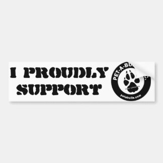 Pet-A-Bulls-Bumpersticker Bumpersticker