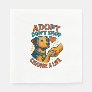 Pet Adopt Love T-shirt Servet