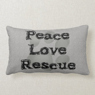 Pet Adoption Peace Love Rescue Kussen