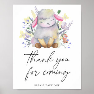 Pet agneau - Merci d'être venu Affiche