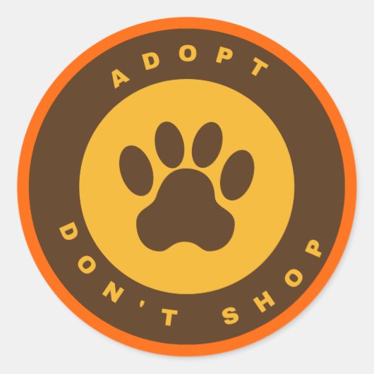 Pet Awareness Ronde Sticker (Voorkant)
