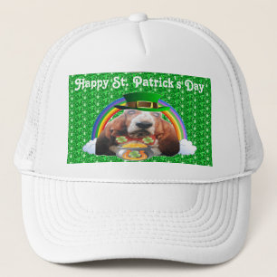 Pet Basset Hound Happy St. Patrick's Day