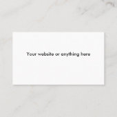 Pet behandelt Visitekaartjes (Achterkant)