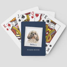 Pet Birthday Dog Foto Persoonlijke Spelen Zaal Pokerkaarten