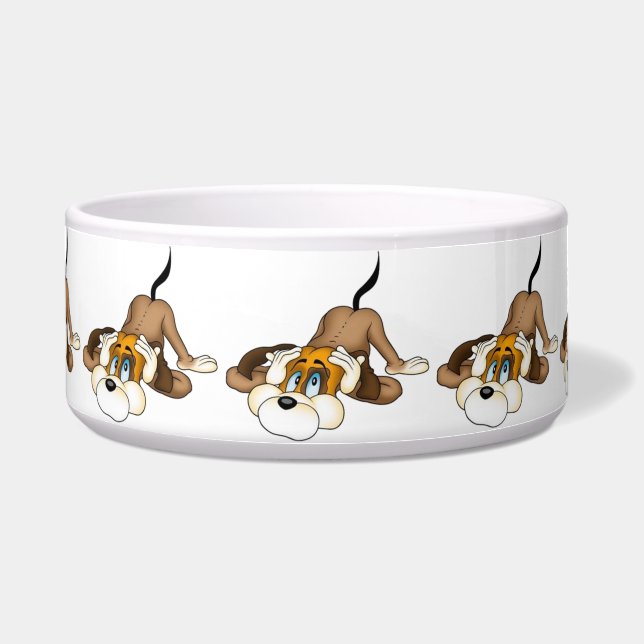 Pet Bowl/Cute Puppy Voerbakje (Voorkant)
