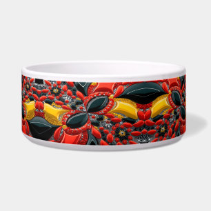 Pet Bowl met Duitsland Kleuren Abstract Ontwerp Voerbakje