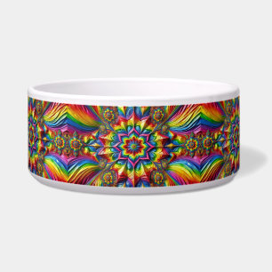 Pet Bowl met LGBTQ kleuren Abstract Design Voerbakje