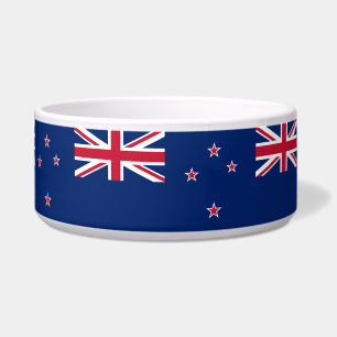 Pet Bowl met vlag van Nieuw-Zeeland Voerbakje