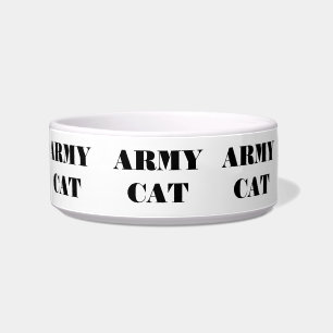 Pet Bowl Navy Cat Voerbakje
