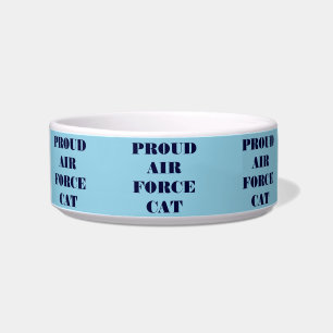 Pet Bowl Proud Air Force Cat Voerbakje