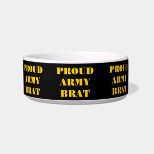 Pet Bowl Proud Army Brat Voerbakje