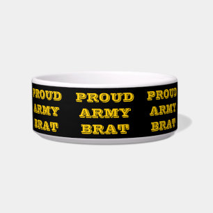 Pet Bowl Proud Army Brat Voerbakje
