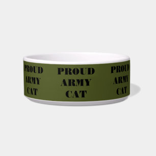 Pet Bowl Proud Army Cat Voerbakje