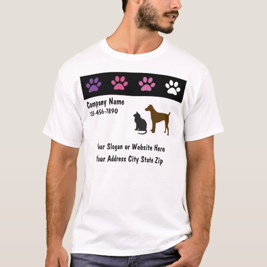 Pet Business Tee Shirt (Voorkant)