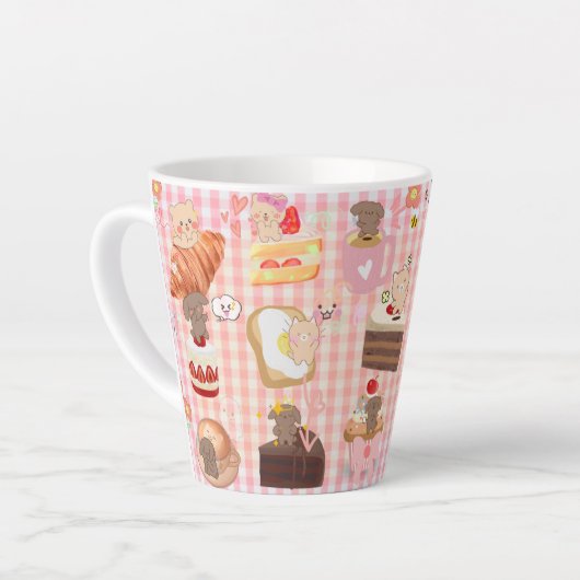 pet cafe latte mok (Linkerhoek)