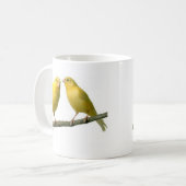 Pet Canary Bird Merchandise Koffiemok (Voorkant links)