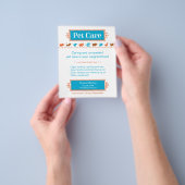 Pet Care brochure Colorful Animal Silhouettes (Hand)