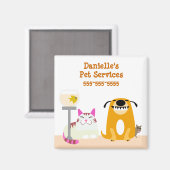 Pet Care Business Magneet (Voorkant / Achterkant)