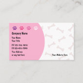 Pet Care Cartes de visite Nouveau (Devant)