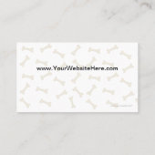 Pet Care Cartes de visite Nouveau (Dos)