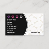 Pet Care Cartes de visite Nouveau (Devant)