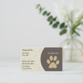 Pet Care Cartes de visite Nouveau (Debout devant)