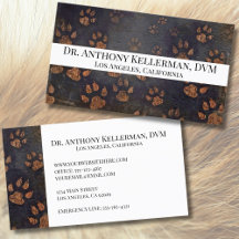 Pet Care Clinic Paw Print dierenarts
