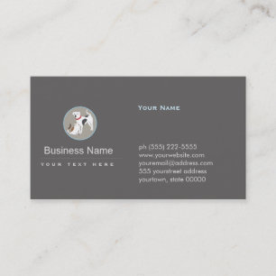 Pet Care Dog en Cat Logo Visitekaartje