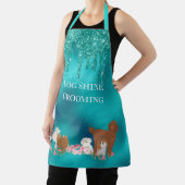 Pet Care Dog Grooming Robin's Egg Personalized Schort (Insitu)