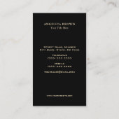 Pet Care Faux Gold Foil Carte de visite (Dos)